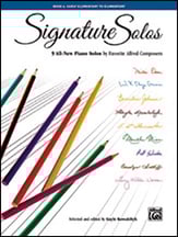 Signature Solos piano sheet music cover